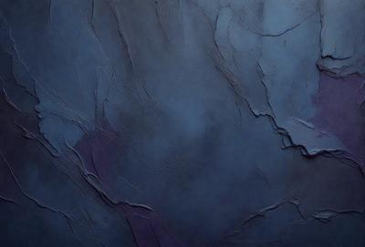 The primary subject of the image is a large, purple, textured surface with a blue background. The setting appears to be a painting or a digital artwork, as the visual style suggests a creative and artistic approach. The dominant colors in the image are purple and blue, which contribute to a calm and serene atmosphere.