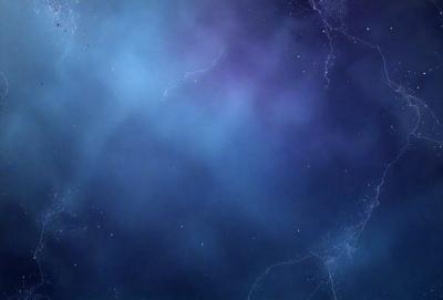 The primary subject of the image is a purple and blue sky with a few stars visible. The setting is a night sky, and the visual style appears to be a photo. The colors and mood of the image are predominantly purple and blue, creating a serene and peaceful atmosphere.
