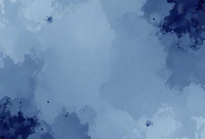 The primary subject of the image is a blue sky with clouds. The setting is a cloudy sky, and the visual style is a digital art or illustration. The dominant colors are blue and white, creating a calm and serene atmosphere.