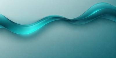 The primary subject of the image is a blue wave or ripple pattern. The setting is a blue wall, and the visual style appears to be a digital art or illustration. The dominant colors are blue and white, creating a calm and serene atmosphere.