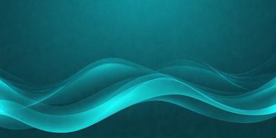 The primary subject of the image is a blue wave pattern, which is the main focus of the image. The setting is a dark blue background, creating a contrasting effect with the wave pattern. The visual style is a digital art or illustration, as the wave pattern is created with a computer or digital tool. The dominant colors are blue and green, giving the image a calm and soothing atmosphere.