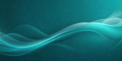 The primary subject of the image is a blue wave, which is the main focus of the scene. The setting is a dark blue background, creating a contrasting and dramatic effect. The visual style is a digital art or illustration, as the wave is depicted in a detailed and artistic manner. The dominant colors are blue and black, giving the image a calm and serene atmosphere.