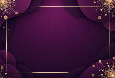 The primary subject of the image is a large, empty, and purple-colored space. The setting is a stage or a theater, with a purple curtain in the background. The visual style is a combination of digital art and illustration, creating a unique and artistic atmosphere. The colors and mood of the image are predominantly purple, giving it a calm and serene feel.