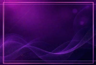 Purple background with purple and white waves.