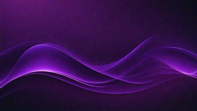 The primary subject of the image is a purple wave, which is the main focus of the scene. The wave is depicted in a digital art style, giving it a modern and visually appealing appearance. The setting is a dark background, which contrasts with the purple wave, creating a striking visual effect. The overall atmosphere of the image is one of beauty and artistic expression.