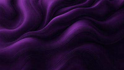 The primary subject of the image is a purple, textured surface that resembles a wave or a flowing waterfall. The setting is a close-up of the purple surface, which appears to be a pattern or a texture. The visual style is a combination of a photo and a digital art, illustration, or drawing. The colors and mood of the image are predominantly purple, creating a serene and calming atmosphere.