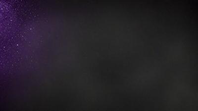 The primary subject of the image is a black background with a purple hue. The setting is a dark, foggy environment, creating a mysterious and moody atmosphere. The visual style is a combination of a photo and digital art, as the background appears to be a blend of the two. The colors and mood of the image are predominantly dark and dramatic, with the purple hue adding a touch of mystery to the scene.