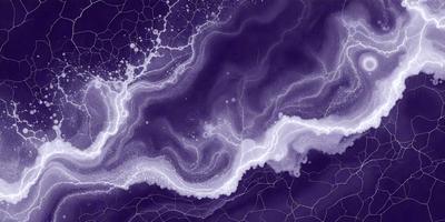The primary subject of the image is a purple and white swirling pattern, which appears to be a digital art or illustration. The setting is a dark background, and the visual style is a combination of digital art and illustration. The dominant colors are purple and white, creating a calming and soothing atmosphere.