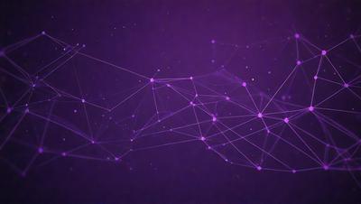 The primary subject of the image is a purple background with a pattern of stars. The setting is a dark, starry night, and the visual style is a digital art or illustration. The colors and mood of the image are predominantly purple, creating a serene and calming atmosphere.
