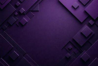 The primary subject of the image is a purple background with a patterned design. The setting is a dark room, and the visual style appears to be a combination of digital art and illustration. The dominant colors are purple and black, creating a moody and mysterious atmosphere.