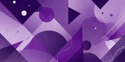 The primary subject of the image is a purple geometric pattern. The setting is a purple background, and the visual style appears to be a digital art or illustration. The dominant colors are purple and gray, creating a calm and soothing atmosphere.