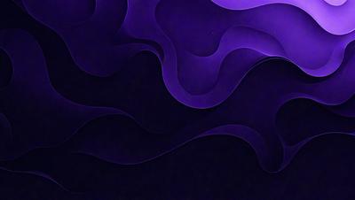 The primary subject of the image is a purple, swirling pattern. The setting is a dark background, which contrasts with the purple pattern. The visual style is a combination of digital art and illustration, creating a unique and eye-catching design. The colors and mood of the image are predominantly purple, giving it a calming and soothing atmosphere.