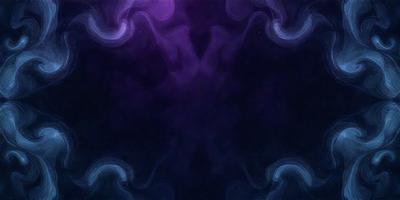 The primary subject of the image is a purple and blue background with a pattern of swirling lines. The setting is a dark, starry night, creating a mysterious and atmospheric mood. The visual style is a combination of digital art and illustration, with the swirling lines giving the impression of a flowing, dynamic design. The colors and mood of the image are predominantly purple and blue, with the swirling lines adding a sense of movement and depth to the overall composition.