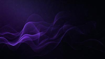 The primary subject of the image is a purple, swirling, and flowing pattern. The setting is a dark background, which contrasts with the purple pattern. The visual style appears to be a digital art or illustration, as the purple pattern is the main focus of the image. The colors and mood of the image are predominantly purple, creating a sense of depth and intrigue.
