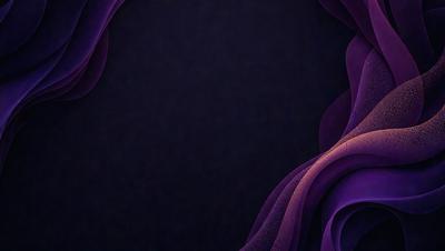 The primary subject of the image is a purple background with a black and purple swirl pattern. The setting is a dark room, and the visual style is a digital art or illustration. The dominant colors are purple and black, creating a moody and dramatic atmosphere.