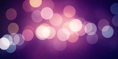 The primary subject of the image is a purple background with a pattern of bright, pink lights. The setting appears to be a dark room, and the visual style is a combination of a photo and digital art. The colors and mood of the image are predominantly purple and pink, creating a warm and inviting atmosphere.