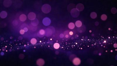 The primary subject of the image is a purple background with a multitude of pink and purple lights. The setting appears to be a dark room with a purple hue, creating a unique and visually striking atmosphere. The visual style of the image is a combination of digital art and illustration, as the lights are depicted in a way that resembles a digital artwork. The colors and mood of the image are predominantly purple and pink, giving it a warm and inviting feel.