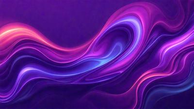The primary subject of the image is a purple and blue swirling pattern, which appears to be a digital art or illustration. The setting is a purple background, and the visual style is a combination of digital art and illustration. The dominant colors in the image are purple and blue, creating a calming and soothing atmosphere.