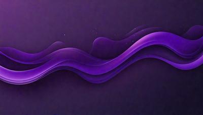The primary subject of the image is a purple wave, which is the main focus of the scene. The wave is depicted in a digital art style, giving it a unique and visually appealing appearance. The setting is a dark background, which contrasts with the purple wave, creating a striking visual effect. The overall atmosphere of the image is one of beauty and artistic expression.