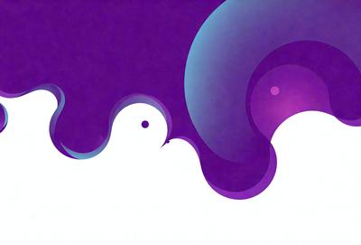 The primary subject of the image is a white bird, which is the main focus of the scene. The bird is surrounded by a purple and blue ocean-like background, creating a visually striking contrast. The visual style of the image is a combination of digital art and illustration, giving it a unique and artistic appearance. The dominant colors in the image are purple and blue, which contribute to a calming and serene atmosphere.