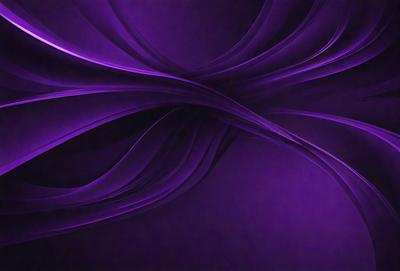 The primary subject of the image is a purple background with a flowing, swirling pattern. The setting is a purple wall, and the visual style is a digital art or illustration. The dominant colors are purple and blue, creating a calm and soothing atmosphere.