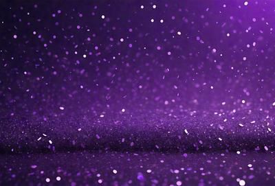 Purple glittery background with purple glittery stars.