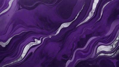 Purple and white swirls on a purple background.