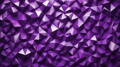 The primary subject of the image is a purple geometric pattern. The setting is a purple background, which creates a visually striking contrast with the pattern. The visual style is a combination of digital art and illustration, giving the image a modern and artistic appearance. The dominant colors are purple and white, creating a calm and soothing atmosphere.