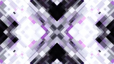 The primary subject of the image is a pattern of black and white squares. The setting is a white background, and the visual style appears to be a digital art or illustration. The dominant colors are black and white, creating a simple and clean appearance. The overall atmosphere of the image is minimalistic and modern.