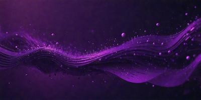 Purple, blue, and white colors dominate the image. The primary subject is a purple wave with a blue background. The visual style appears to be a digital art or illustration, creating a unique and artistic representation of the wave. The colors and mood convey a sense of calmness and tranquility, as the wave gently moves through the water.