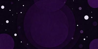 Purple, black, and white are the dominant colors in the image. The primary subject is a purple background with a black circle in the center. The setting is a dark, starry night, and the visual style is a combination of a photo and a digital art. The overall atmosphere is mysterious and captivating.