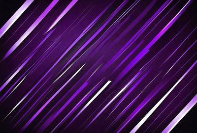The primary subject of the image is a purple background with a pattern of purple and white stripes. The setting is a dark room, and the visual style appears to be a digital art or illustration. The dominant colors are purple and white, creating a calm and soothing atmosphere.