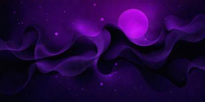 The primary subject of the image is a purple and black swirling pattern, which appears to be a digital art or illustration. The setting is a dark, purple background, which adds to the overall mood of the image. The visual style suggests that the image is a creative and artistic representation of a swirling pattern, rather than a photo or a real-life scene.