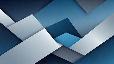 The primary subject of the image is a blue and white mountainous landscape. The setting is a dark blue background, which contrasts with the white and blue mountain range. The visual style is a combination of digital art and illustration, creating a unique and intricate design. The colors and mood of the image are predominantly blue and white, giving it a serene and calming atmosphere.
