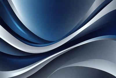 The primary subject of the image is a blue and white swirl pattern. The setting is a blue background, and the visual style appears to be a digital art or illustration. The dominant colors are blue and white, creating a calm and soothing atmosphere.