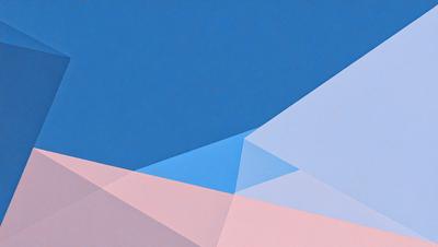 The primary subject of the image is a blue sky with a mountain in the background. The setting is a clear day with a beautiful view of the mountain. The visual style is a combination of a photo and a digital art, creating a unique and artistic representation of the scene. The colors and mood of the image are predominantly blue, with a touch of pink, giving it a serene and calming atmosphere.
