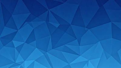 The primary subject of the image is a blue sky with a pattern of triangles. The setting is a clear blue sky, and the visual style is a combination of a photo and digital art. The colors and mood of the image are predominantly blue, creating a calm and serene atmosphere.