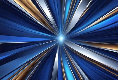 The primary subject of the image is a bright blue light, which appears to be a light source or a star. The setting is a blue background, which creates a contrasting and visually appealing environment. The visual style of the image is a combination of a photo and digital art, as it captures the light source in a unique and artistic manner. The colors and mood of the image are predominantly blue, creating a sense of calmness and tranquility.
