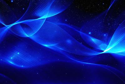 The primary subject of the image is a blue and white pattern, which appears to be a digital art or illustration. The setting is a dark, star-filled sky, creating a sense of depth and mystery. The visual style is modern and captivating, with the blue and white pattern standing out against the backdrop of the night sky. The colors and mood of the image are predominantly dark and moody, with the blue and white pattern adding a touch of brightness and contrast.