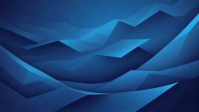 The primary subject of the image is a blue ocean with a mountainous landscape in the background. The setting is a vast body of water with a mountain range in the distance. The visual style is a combination of digital art and illustration, creating a vibrant and dynamic scene. The dominant colors are blue and white, with the blue ocean and white mountain range creating a serene and calming atmosphere.