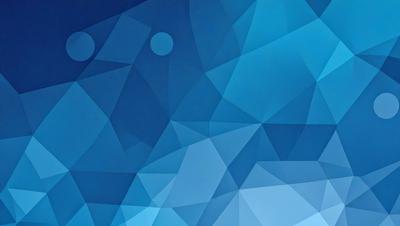 The primary subject of the image is a blue background with a pattern of triangles. The setting is a blue sky, and the visual style appears to be a digital art or illustration. The dominant colors are blue and white, creating a calm and serene atmosphere.
