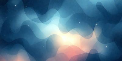 The primary subject of the image is a blue and white swirling pattern, which appears to be a digital art or illustration. The setting is a blue sky, and the visual style suggests that the image is a painting or a digital artwork. The dominant colors are blue and white, creating a calm and serene atmosphere.