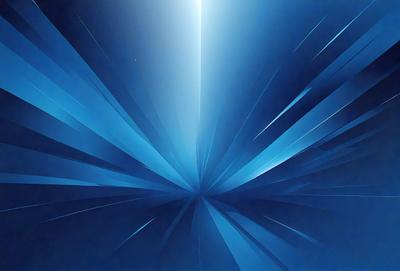 The primary subject of the image is a blue, light-filled tunnel. The setting is a blue sky, and the visual style is a digital art or illustration. The dominant colors are blue and white, creating a calm and serene atmosphere.