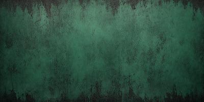 The primary subject of the image is a green background with a texture that resembles a wall or a painting. The setting is a dark, possibly industrial, environment. The visual style is a combination of a photo and a painting, creating a unique and artistic appearance. The colors are predominantly green, with some darker tones, giving the image a moody and mysterious atmosphere.