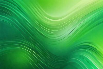 The primary subject of the image is a green, swirling, and curling pattern. The setting is a green background, which adds to the overall atmosphere. The visual style is a digital art or illustration, creating a vibrant and dynamic scene. The colors and mood are predominantly green, giving the image a fresh and lively appearance.