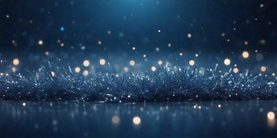 The primary subject of the image is a close-up of a blue and white patterned surface, possibly a piece of fabric or a wallpaper design. The setting appears to be a dark room, with the patterned surface being the main focus of the image. The visual style of the image is a combination of photo and digital art, creating a unique and intriguing appearance. The colors and mood of the image are predominantly blue and white, with a slightly mysterious and captivating atmosphere.