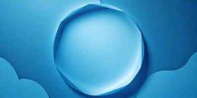 The primary subject of the image is a blue circle, which is the main object, scene, or focus of the image. The setting/background features a blue surface, which adds to the overall atmosphere of the image. The visual style of the image is a combination of photo and digital art, creating a unique and eye-catching design. The colors and mood of the image are predominantly blue, giving it a calm and serene appearance.