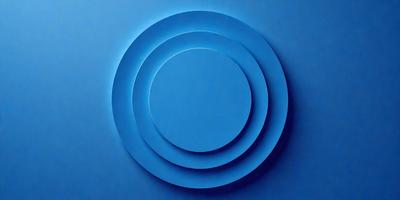 The primary subject of the image is a blue circle, which is the main object, scene, or focus of the image. The setting or background is a blue surface, which adds to the overall atmosphere. The visual style of the image is a photo, as it captures a real-life scene. The colors and mood of the image are predominantly blue, creating a calm and serene atmosphere.