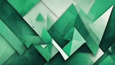 The primary subject of the image is a green mountain, which is the main focus of the scene. The setting is a mountainous landscape, with the mountain being the prominent background. The visual style of the image is digital art, as it is a computer-generated representation of the mountain. The dominant colors in the image are green, which is the color of the mountain, and white, which is the color of the mountain's base. The overall atmosphere of the image is serene and natural, as it captures the beauty of the mountain