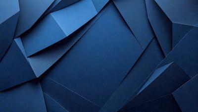 The primary subject of the image is a blue background with a pattern of blue and white shapes. The setting is a dark room, and the visual style appears to be a digital art or illustration. The dominant colors are blue and white, creating a calm and soothing atmosphere.